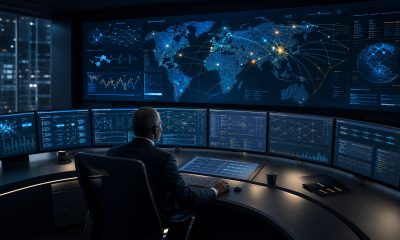 Cybersecurity operations center with AI threat detection