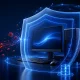Layered endpoint security protecting a desktop computer from malware
