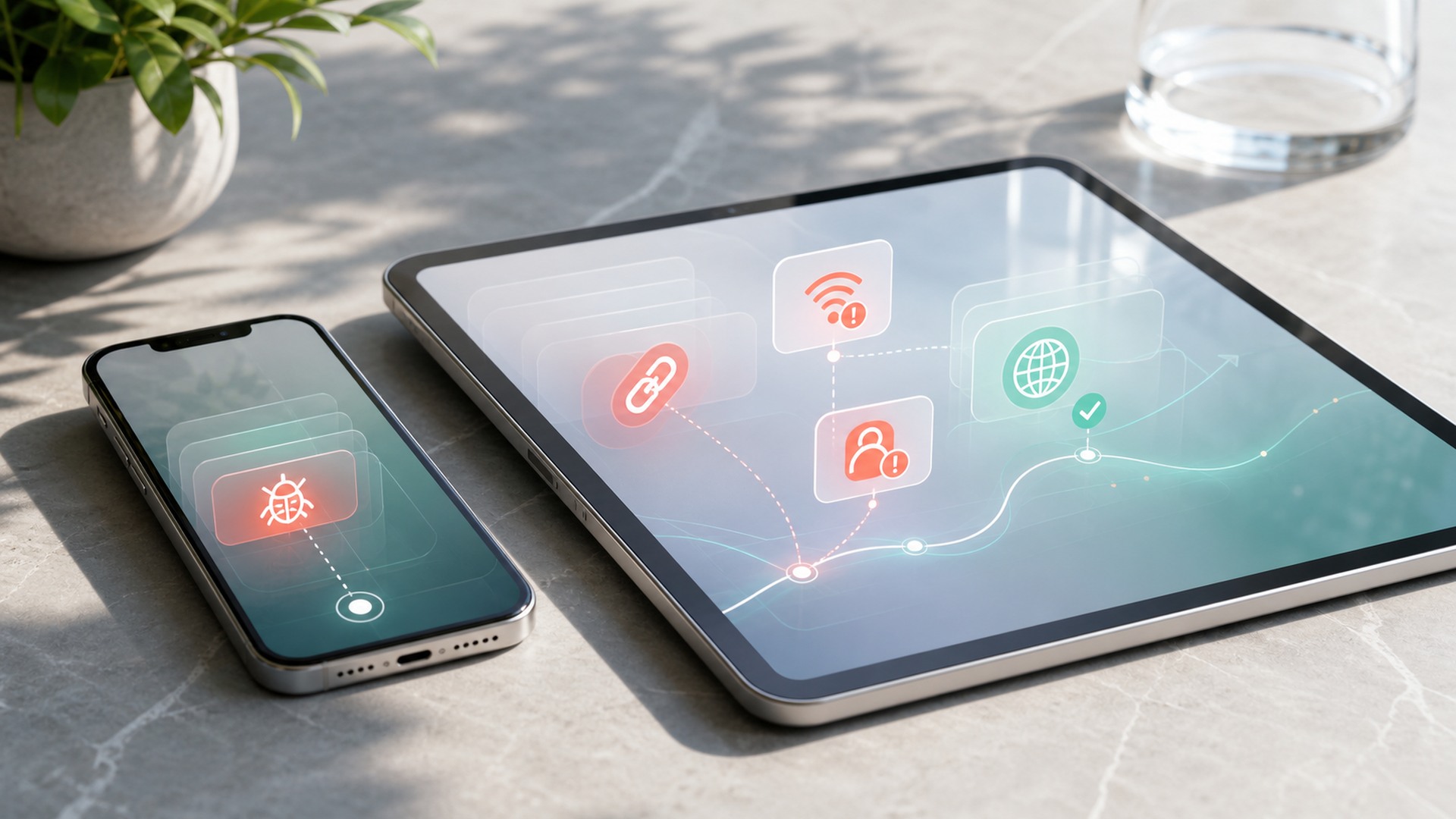 iPhone and iPad protected by mobile security technology