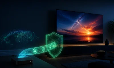 Private encrypted connection protecting television streaming