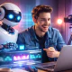 Someone generating videos with an AI agent.