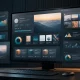 AI media kit creation dashboard with audience analytics, brand assets, and campaign performance panels