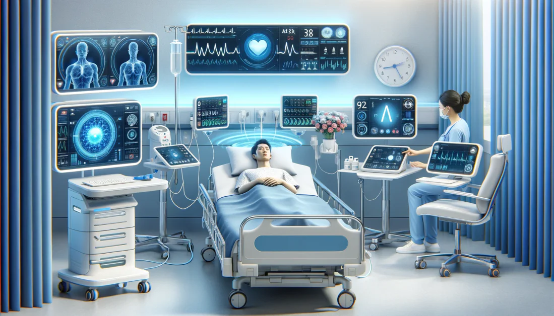 Illustration of AI medical Monitoring