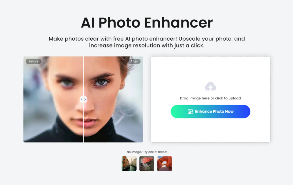 Fotor AI Photo Enhancer.