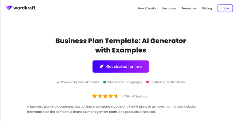 9 Best Ai Business Plan Generators July 2025 9 Best Ai Business Plan Generators July 2025