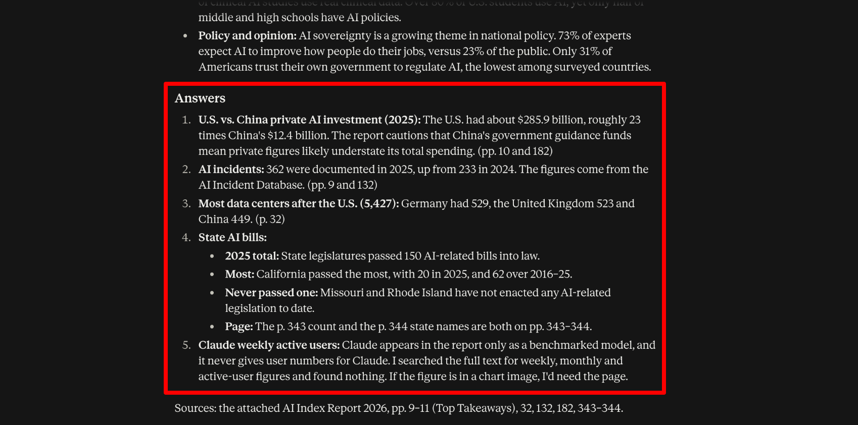 Answers from Claude based on an uploaded PDF.