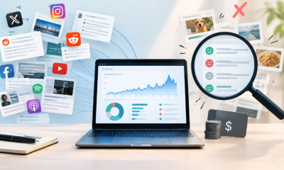 A social listening tool that has great reach but the trust is questionable.