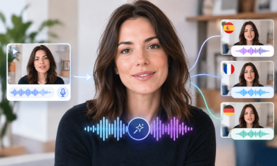 A woman who used an AI tool with AI Dubbing that actually looks and sounds like her.