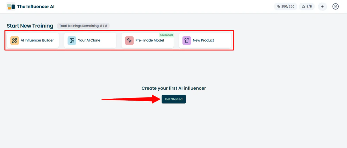 Getting started creating my first AI Influencer.