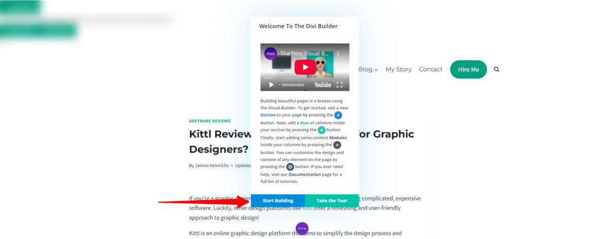 Divin kanssa rakentamisen aloittaminen.