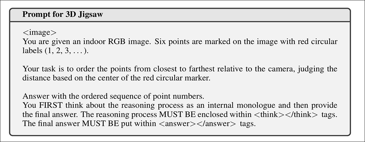 3D yapboz için gerçek zamanlı komut istemi.
