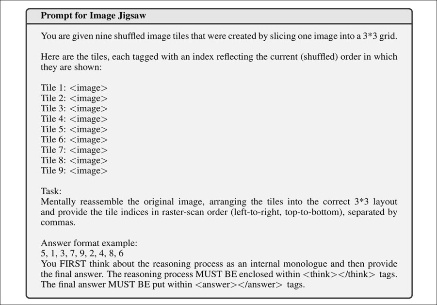Yeni makalenin ek materyalinden, bu ek öğrenme sürecinin metin tabanlı doğasını gösteren bir örnek RL görevi.