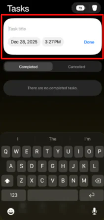 Додавання нового завдання в застосунку Fieldy.