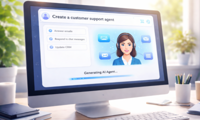 シンプルなインターフェースで AI エージェントを生成します。