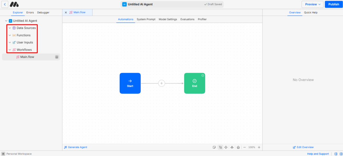 משאבי ה-AI Agent ב-MindStudio.