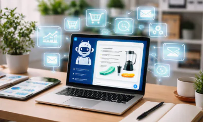 An AI on a laptop that built an e-commerce AI agent.