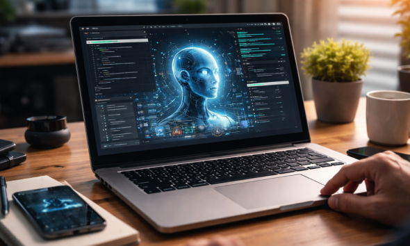Someone setting up a personal AI assistant on their computer.