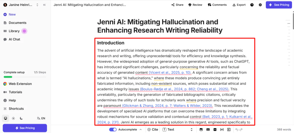 Generating an introduction for an article written with Jenni AI.