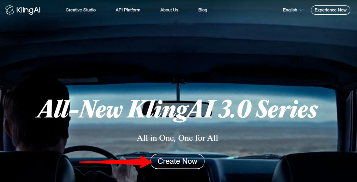 Memulai membuat dengan Kling AI.