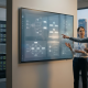 A photorealistic widescreen image of a compliance team overseeing an AI 