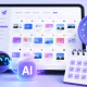 An AI helping generate a content plan.