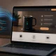 A landing page generated in minutes with an AI coding tool.