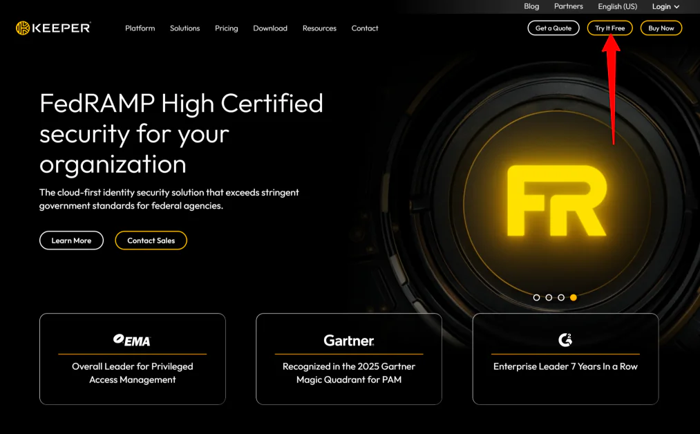 Trying Keeper password manager for free.