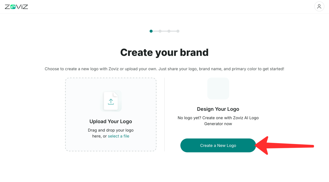 Creating a new logo with Zoviz.