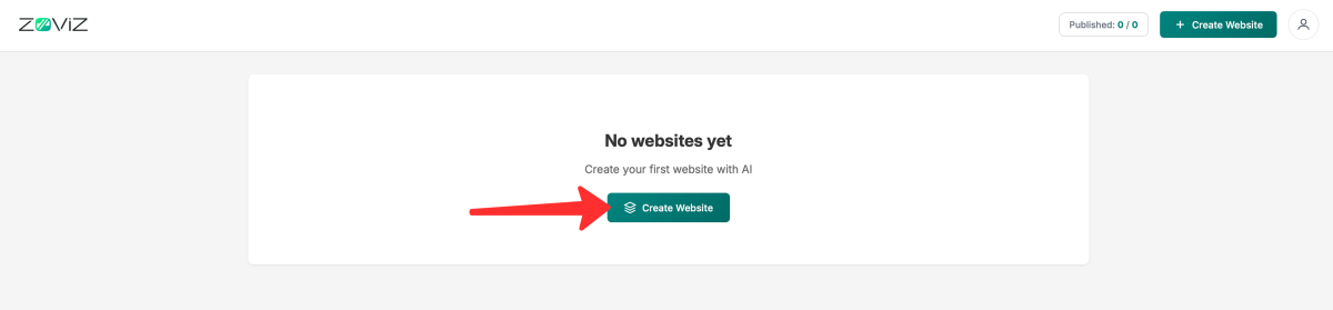 Creating a website on Zoviz.