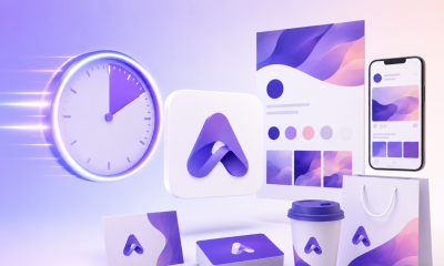 Building a full brand identity in minutes.