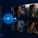 An AI reference-to-video tool featuring a brown-haired woman with remarkably consistent character detail across every frame.