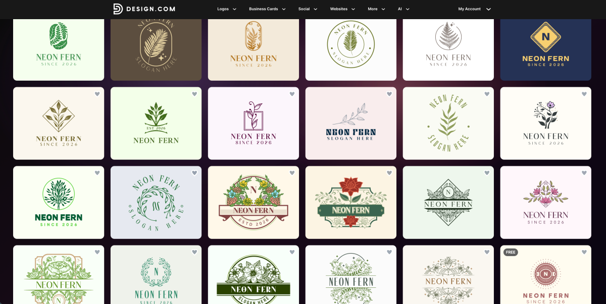 Logos of a cafe called