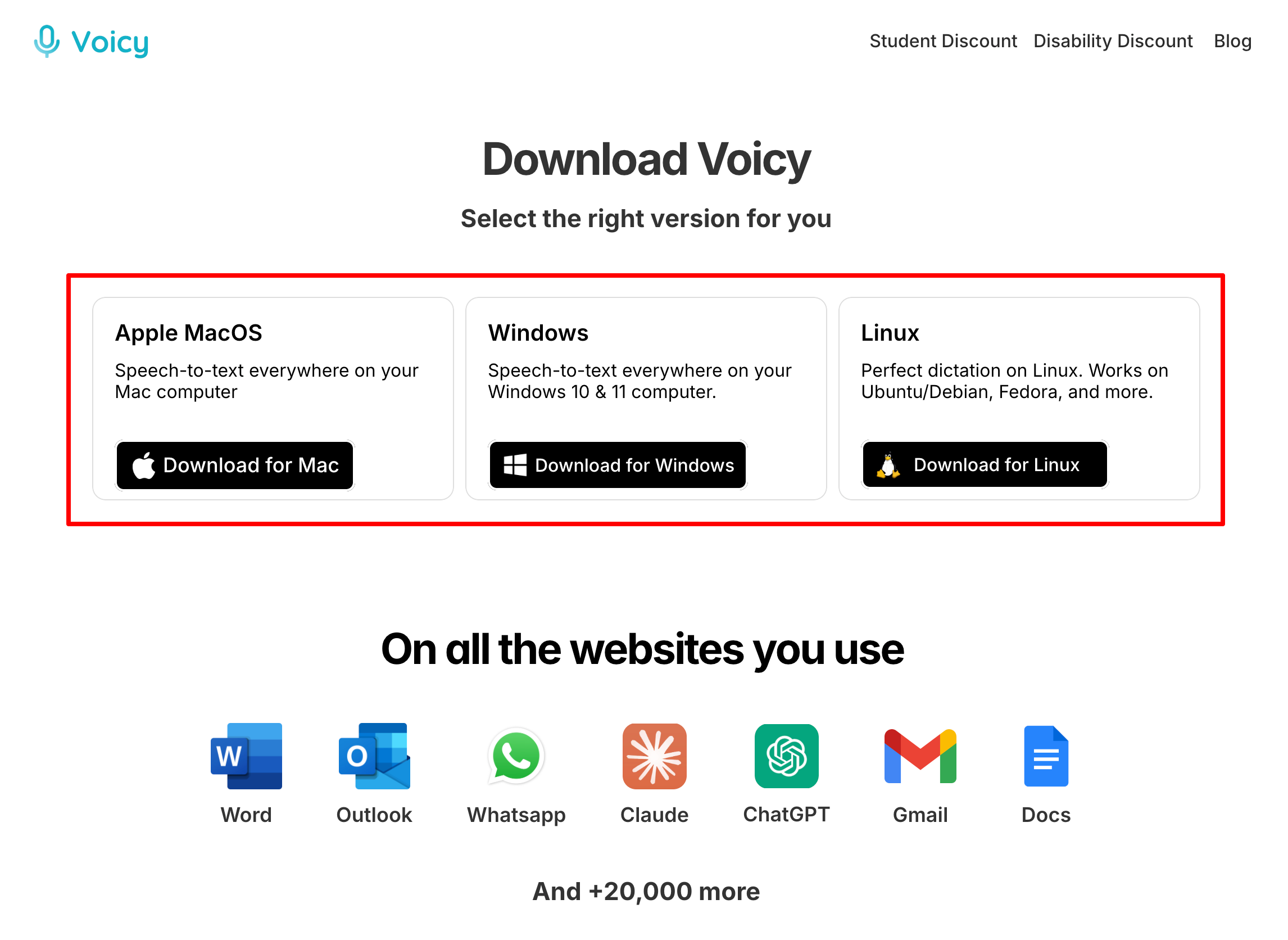 Voicy AI accessibility.