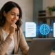 A teacher using an AI tool to build a quiz in minutes.