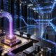 Optical interconnects linking accelerator racks inside an AI data center