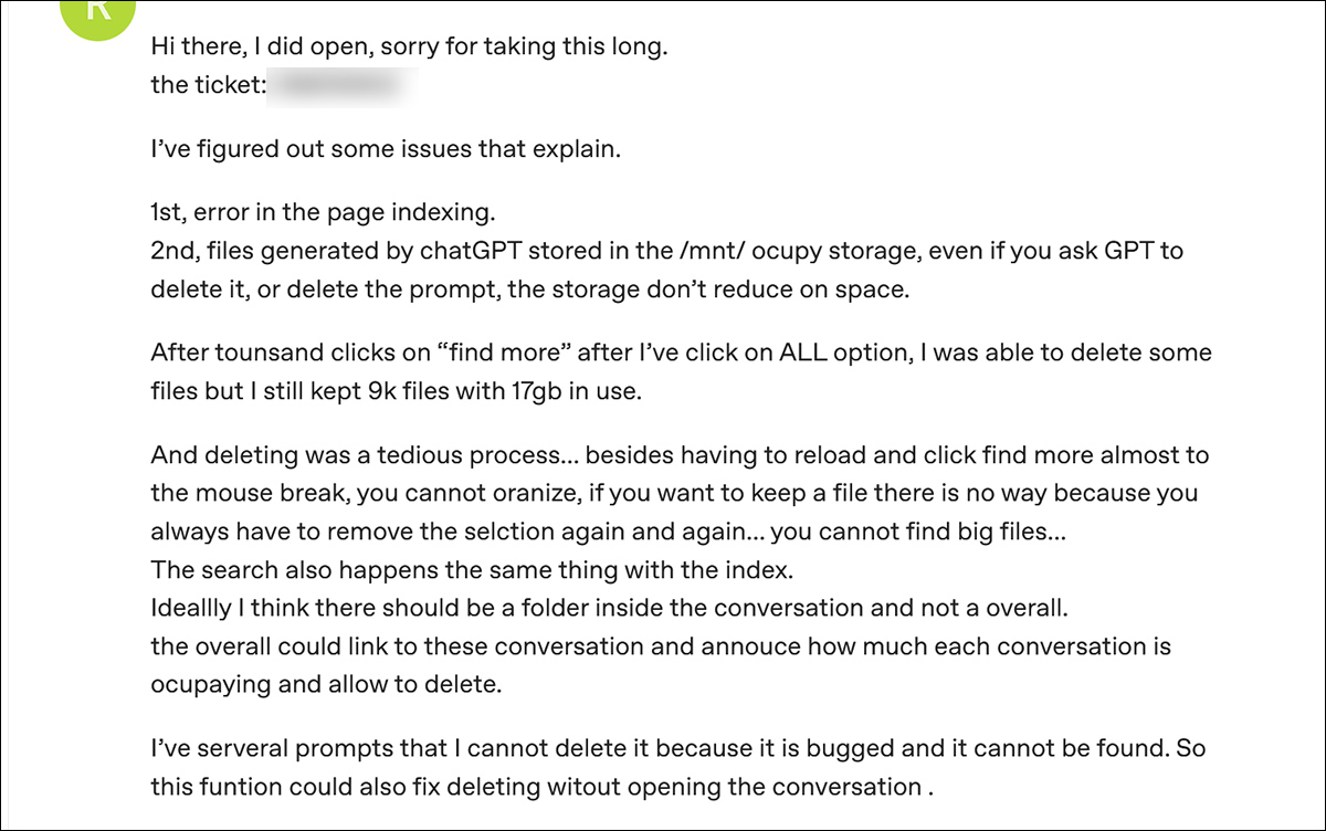 One user details the tedious process of selecting a large number of files in the library for deletion.