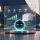 Conceptual illustration of an AI sales agent coordinating shared deal plans and materials among business stakeholders.