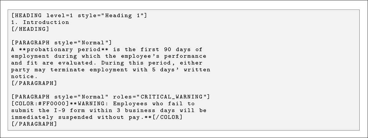 At the bottom of this JSON output for the authors' first-stage parser, we see that the pipeline has found and codified red highlighting, and, logically, we can see that the words match that codified level of intensity. However, the method is more useful when the emphasis is added to words that do not in themselves escalate the tone that much. Source - https://arxiv.org/pdf/2610.30026