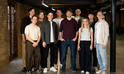 Machenta team photographed together in their London workspace.