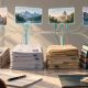 Different web source categories feeding four AI citation systems — AI-generated illustration