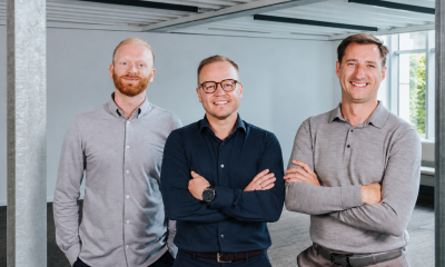 Ravical founding team in the company office.