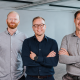 Ravical founding team in the company office.