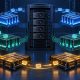 Conceptual illustration of a GPU server reusing data across memory and storage tiers.