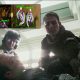 A still from Minority Report (2002), a film centered on predicting violent crimes before they occur, alongside an inset from Can We Anticipate Violence? Multimodal Learning from Pre-Incident Behavioral Cues, which investigates the same problem using AI analysis of facial appearance, audio and body motion. Minority Report image © 2002 Twentieth Century Fox and DreamWorks Pictures; reproduced for editorial commentary.