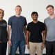Warp Sciences co-founders standing together in a chemistry laboratory